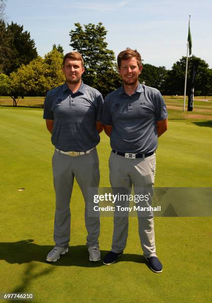 Joel Saunders and Laurence Allen of Verulam Golf Club winners of the Golfbreaks.com PGA Fourball Championship East Qualifier at Bush Hill Park Golf...