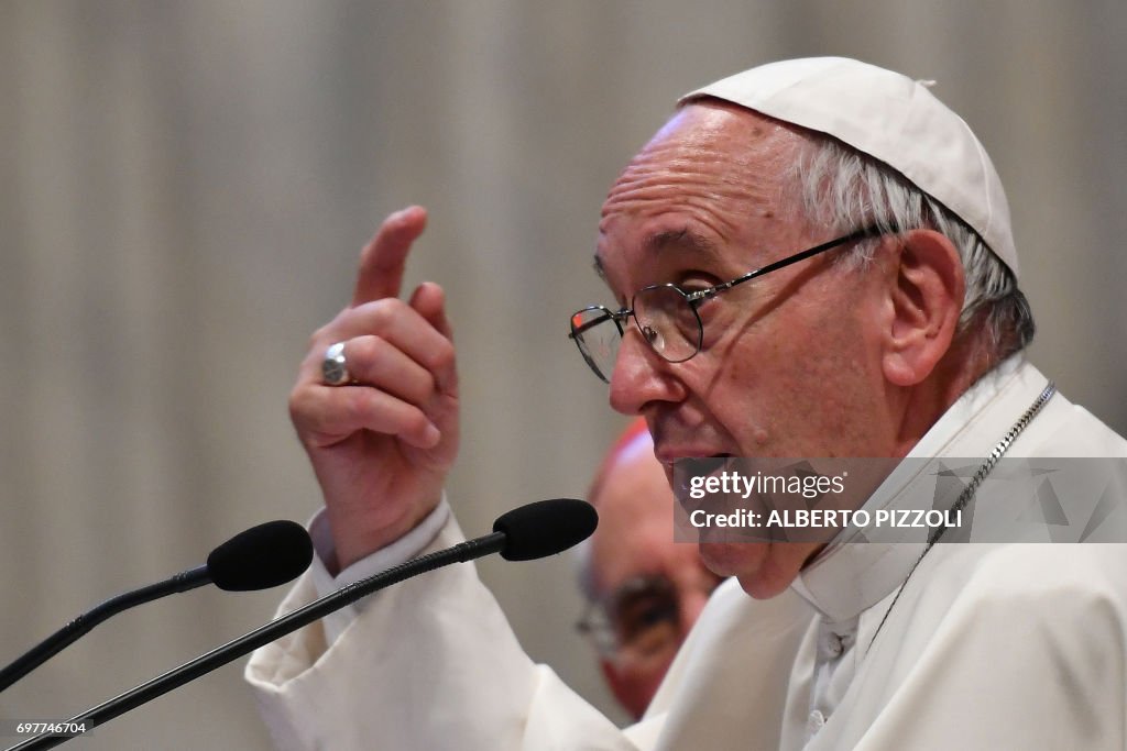 ITALY-RELIGION-CHRISTIANITY-POPE-CONFERENCE