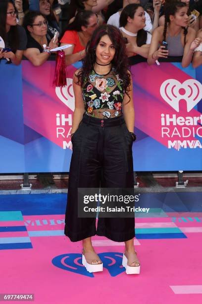 Alessia Cara arrives at the 2017 iHeartRADIO MuchMusic Video Awards at MuchMusic HQ on June 18, 2017 in Toronto, Canada.