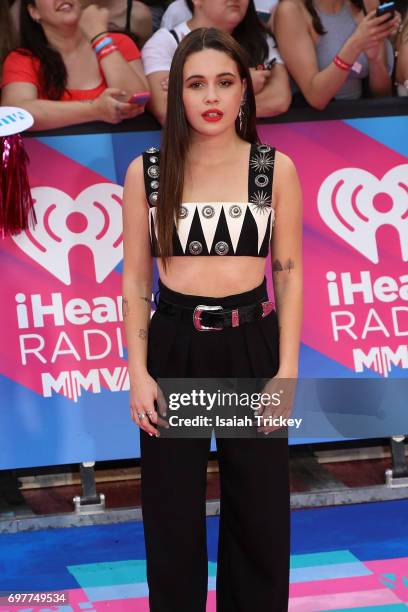 Bea Miller arrives at the 2017 iHeartRADIO MuchMusic Video Awards at MuchMusic HQ on June 18, 2017 in Toronto, Canada.