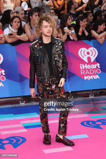 Francesco Yates arrives at the 2017 iHeartRADIO MuchMusic Video Awards at MuchMusic HQ on June 18, 2017 in Toronto, Canada.