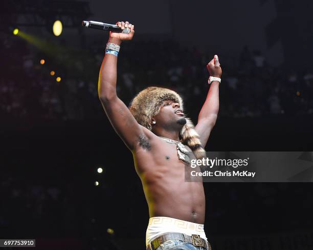 Ralo performs during the Hot 107.9 Birthday Bash at Philips Arena on June 17, 2017 in Atlanta, Georgia.