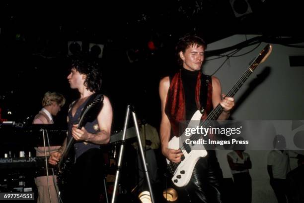 Duran Duran in concert circa 1987 in New York City.