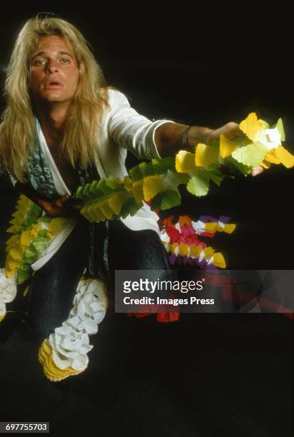 Portrait Session with David Lee Roth circa 1981.