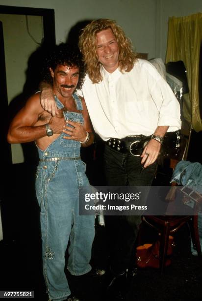 John Oates and Daryl Hall circa 1989 in New York City.