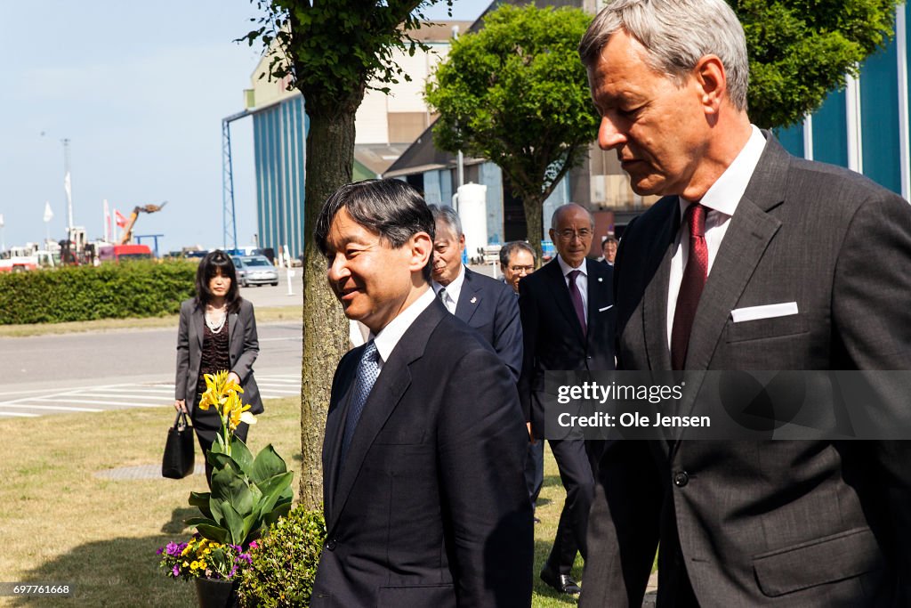 Japanese Crown Prince Naruhito Visits Denmark