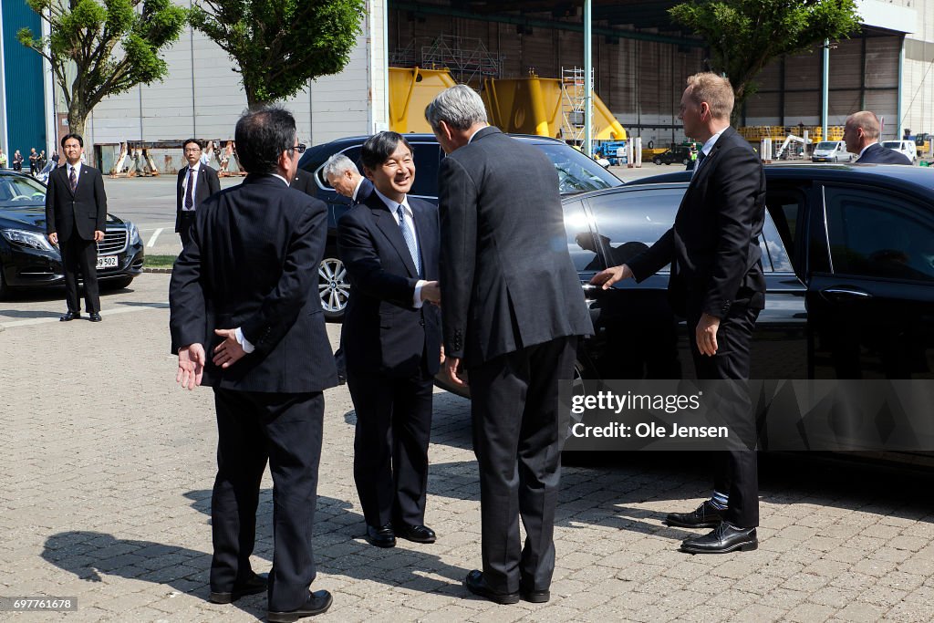 Japanese Crown Prince Naruhito Visits Denmark