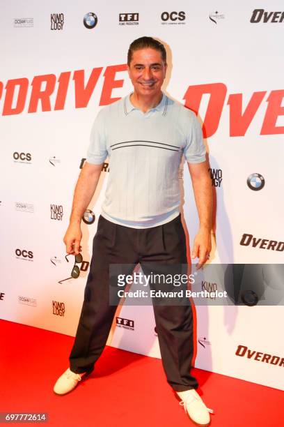 Simon Abkarian, during the "Overdrive" Paris Premiere photocall at Cinema Gaumont Capucine on June 19, 2017 in Paris, France.
