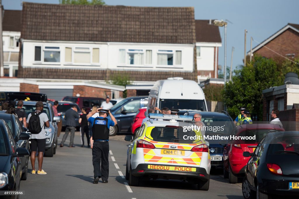 Police Search The Cardiff Home Of Finsbury Park Terror Suspect Darren Osborne