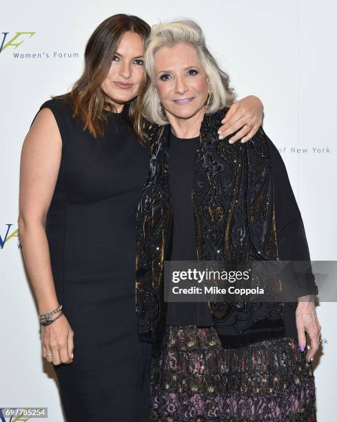 Actress Mariska Hargitay and HBO President of Documentary Films Sheila Nevins attend The 7th Annual Elly Awards at The Plaza Hotel on June 19, 2017...