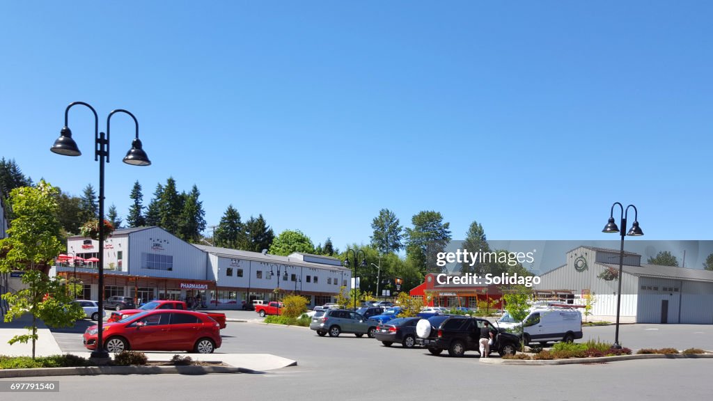 Small Town Super Modern Shopping Center