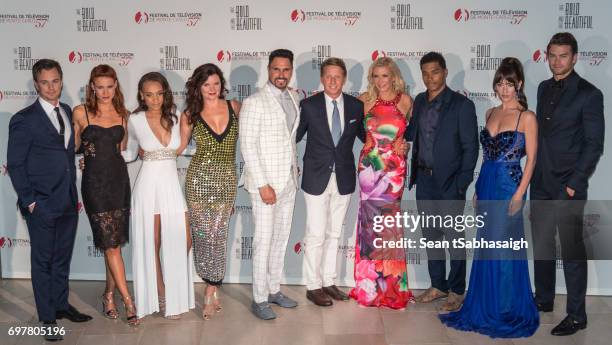 Actors of The Bold and the Beautiful Darren Brooks, Kelly Kruger, Reign Edwards, Heather Tom, Don Diamont, Katherine Kelly Lang, Rome Flynn,...