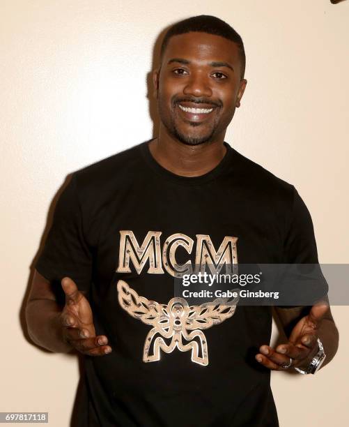 Singer/actor Ray J attends a meet-and-greet for the "Homes 4 Heroes" television project on June 19, 2017 in Las Vegas, Nevada.