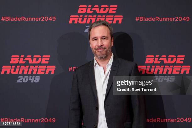 Denis Villeneuve attends 'Blade Runner 2049' photocall at Arts Hotel on June 19, 2017 in Barcelona, Spain.