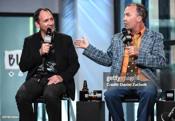 Ryan Henning and Doug Stanhope attend the Build Series to discuss the new comedy special 'The Comedians' Comedian's Comedians' at Build Studio on...
