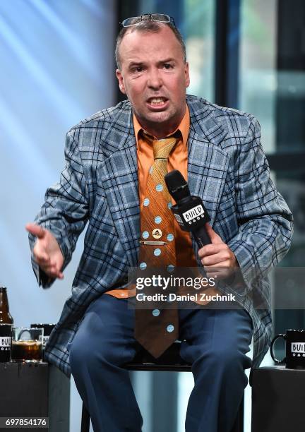 Doug Stanhope attends the Build Series to discuss his new comedy special 'The Comedians' Comedian's Comedians' at Build Studio on June 19, 2017 in...