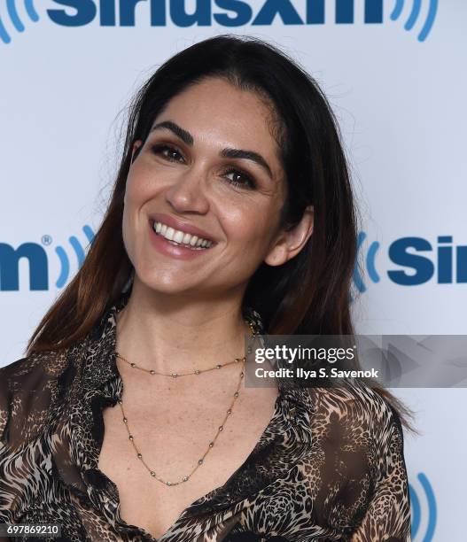 Lela Loren visits the SiriusXM Studios on June 19, 2017 in New York City.