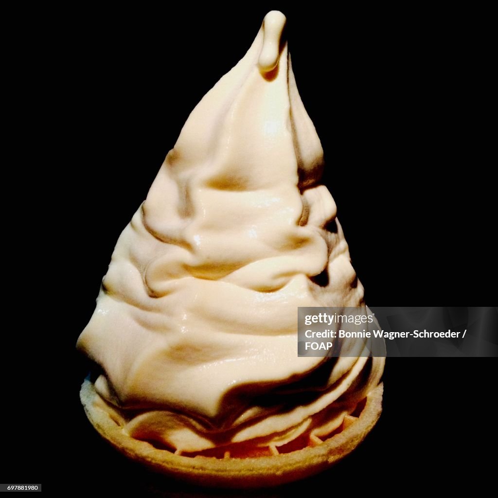 Close-up of chocolate ice cream