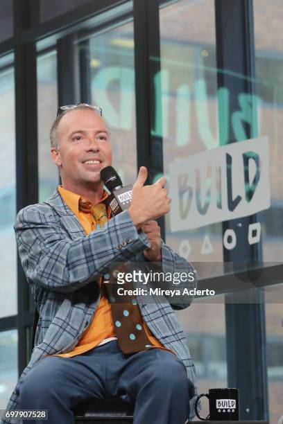 Comedian Doug Stanhope visits Build to discuss his comedy special "The Comedians' Comedian's Comedians" at Build Studio on June 19, 2017 in New York...