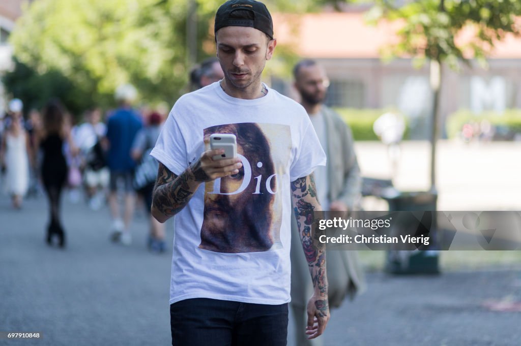 Street Style: June 19 - Milan Men's Fashion Week Spring/Summer 2018
