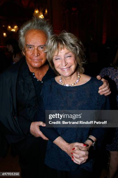 Director Daniele Thompson and her husband Producer Albert Koski attend the "Societe ses Amis du Musee d'Orsay" : Dinner Party at Musee d'Orsay on...