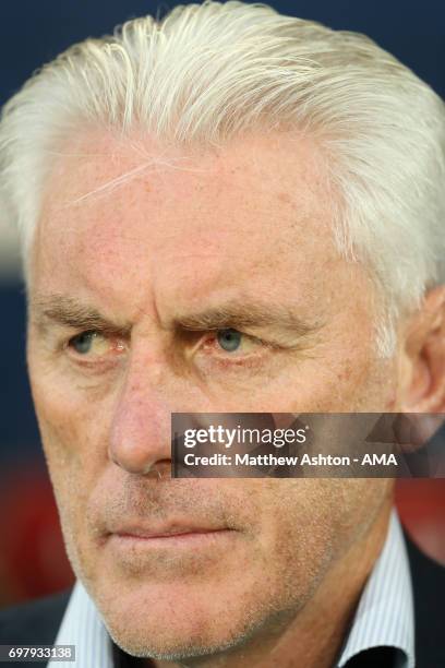 Hugo Broos head coach / manager of Cameroon during the FIFA Confederations Cup Russia 2017 Group B match between Cameroon and Chile at Spartak...