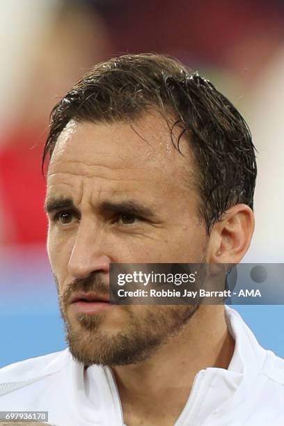 Jose Fuenzalida of Chile during the FIFA Confederations Cup Russia 2017 Group B match between Cameroon and Chile at Spartak Stadium on June 18, 2017...