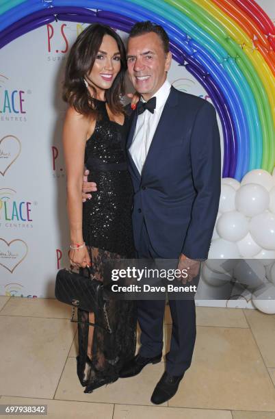 Nigora Whitehorn and Duncan Bannatyne attend the inaugural fundraising dinner for The Petra Stunt Foundation in aid of PS Place at the Corinthia...