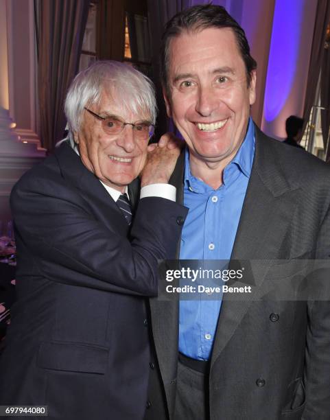 Bernie Ecclestone and Jools Holland attend the inaugural fundraising dinner for The Petra Stunt Foundation in aid of PS Place at the Corinthia Hotel...