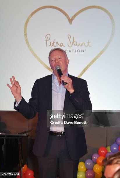 Rory Bremner performs at the inaugural fundraising dinner for The Petra Stunt Foundation in aid of PS Place at the Corinthia Hotel London on June 19,...