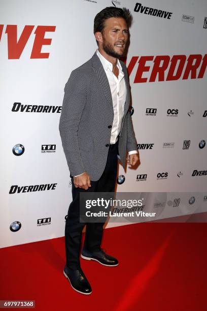 Actor Scott Eastwood attends "Overdrive" Paris Premiere at Cinema Gaumont Capucine on June 19, 2017 in Paris, France.