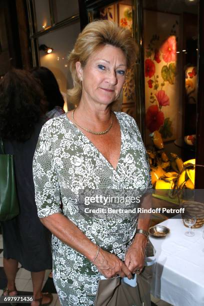 Princess Sophie de Ligne attends Barbara de Nicolay signs her Book "L'Esprit du Chateau de Lude" with the Eric Sander's "Le Lude" Photos Exhibition...