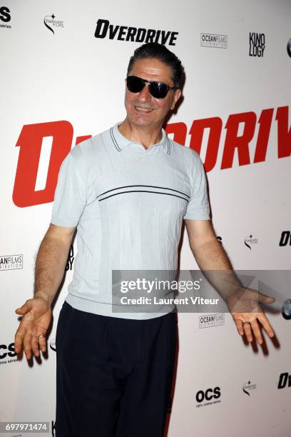 Actor Simon Abkarian attends "Overdrive" Paris Premiere at Cinema Gaumont Capucine on June 19, 2017 in Paris, France.