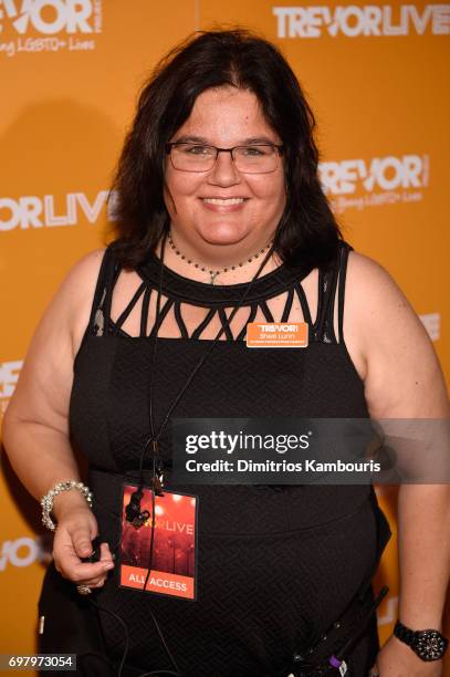 The Trevor Project Vice President of Marketing & Strategic Engagement Sheri Lunn attends The Trevor Project TrevorLIVE NYC 2017 at Marriott Marquis...