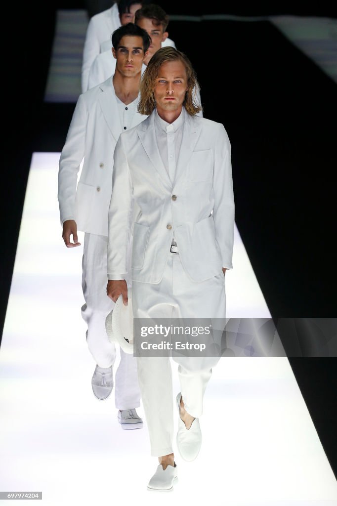 Giorgio Armani - Runway - Milan Men's Fashion Week Spring/Summer 2018