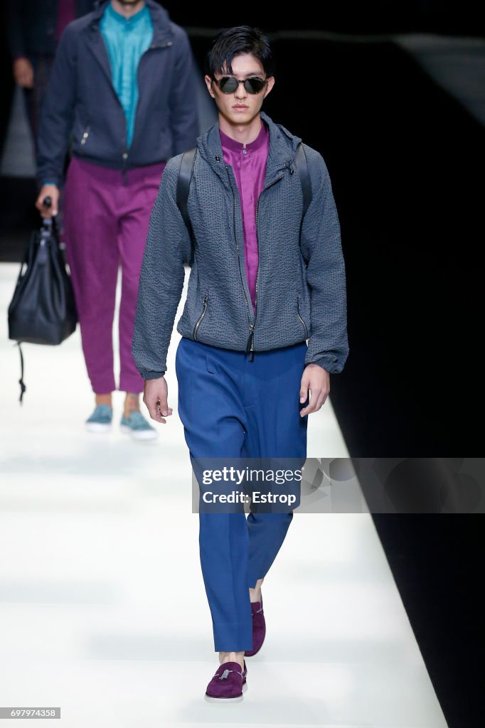 Giorgio Armani - Runway - Milan Men's Fashion Week Spring/Summer 2018
