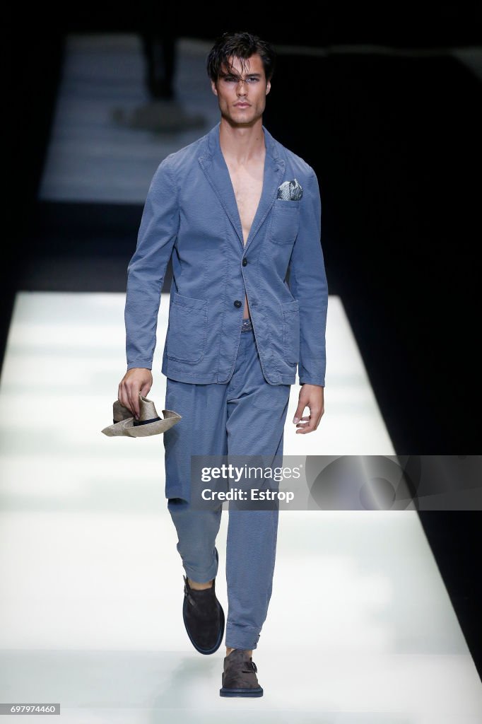 Giorgio Armani - Runway - Milan Men's Fashion Week Spring/Summer 2018