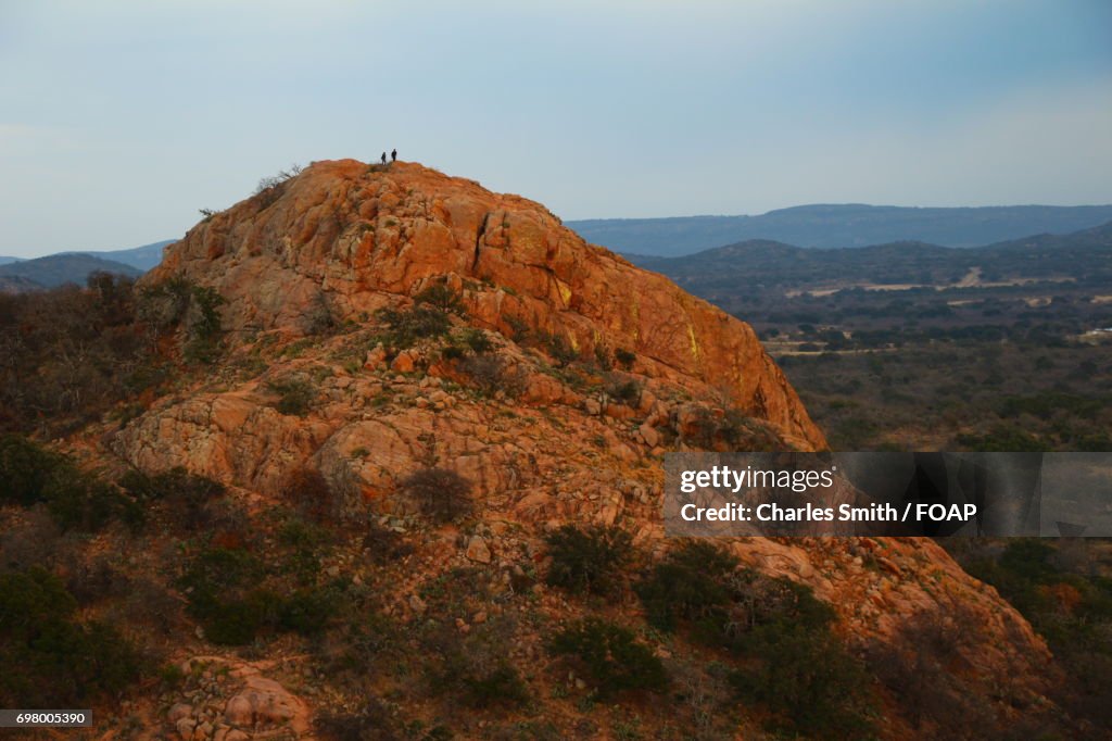 Sunset at Enchanted Rock State Park, Texas