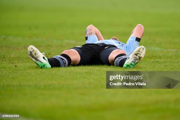 Ramiro of Gremio a match between Cruzeiro and Gremio as part of Brasileirao Series A 2017 at Mineirao stadium on June 19, 2017 in Belo Horizonte,...