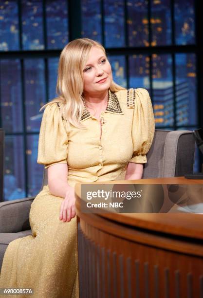 Episode 544 -- Pictured: Actress Kirsten Dunst during an interview on June 19, 2017 --