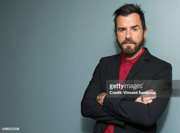 Actor Justin Theroux attends SAG-AFTRA Foundation's Conversations with "The Leftovers" at SAG-AFTRA Foundation Screening Room on June 19, 2017 in Los...
