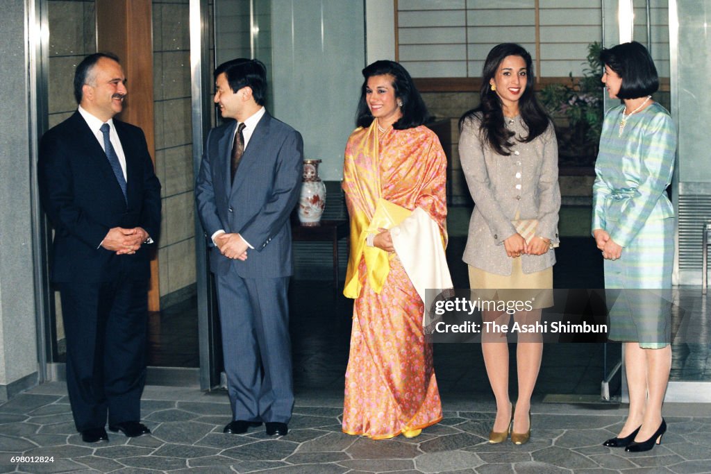 Crown Prince Hassan Bin Talal Of Jordan Visits Japan