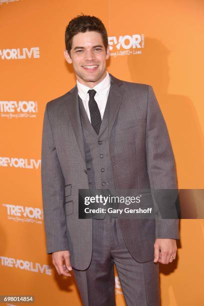 Actor and singer Jeremy Jordan attends the TrevorLIVE New York 2017 Fundraiser at the Marriott Marquis Times Square on June 19, 2017 in New York City.