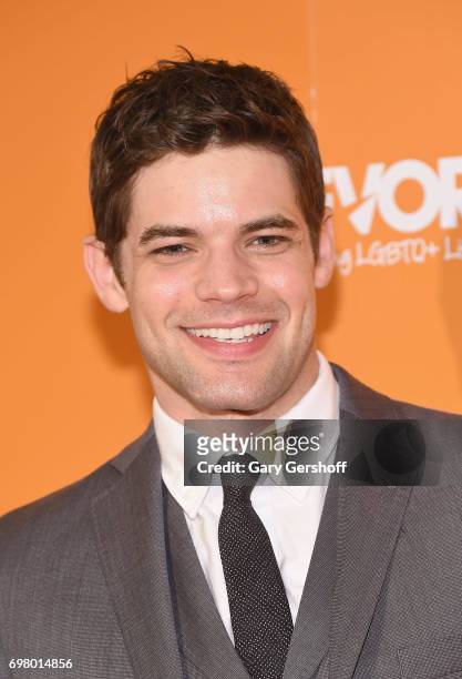 Actor and singer Jeremy Jordan attends the TrevorLIVE New York 2017 Fundraiser at the Marriott Marquis Times Square on June 19, 2017 in New York City.