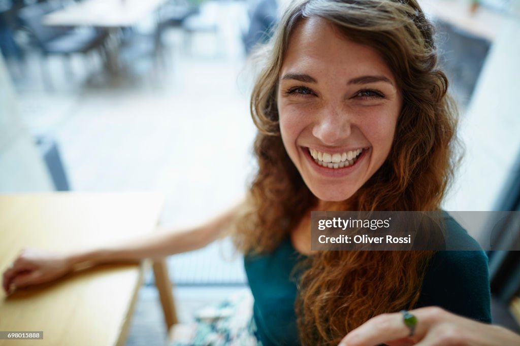 Portrait of happy woman