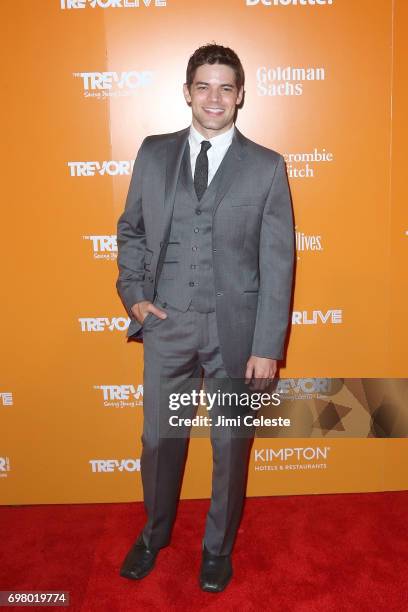 Jeremy Jordan attends TrevorLIVE New York 2017 at Marriott Marquis Times Square on June 19, 2017 in New York City.