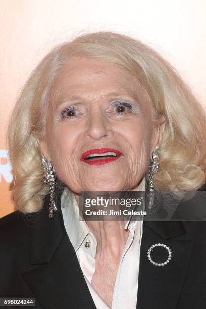 Edie Windsor attends TrevorLIVE New York 2017 at Marriott Marquis Times Square on June 19, 2017 in New York City.