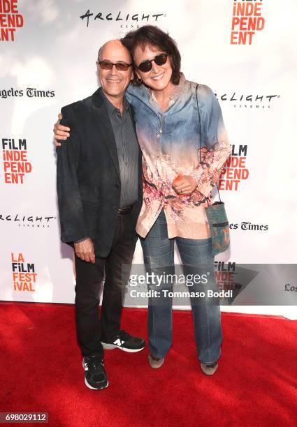 Richard Levine and Lyn Greene attend the screening of "Submission" during the 2017 Los Angeles Film Festival at Arclight Cinemas Culver City on June...