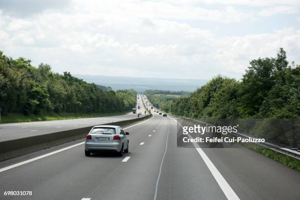 highway near rochefort, namur province, wallonia region, belgium - car road imagens e fotografias de stock