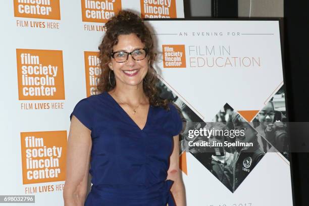 Filmmaker Rebecca Miller attends An Evening For Film In Education hosted by the The Film Society of Lincoln Center at Walter Reade Theater on June...